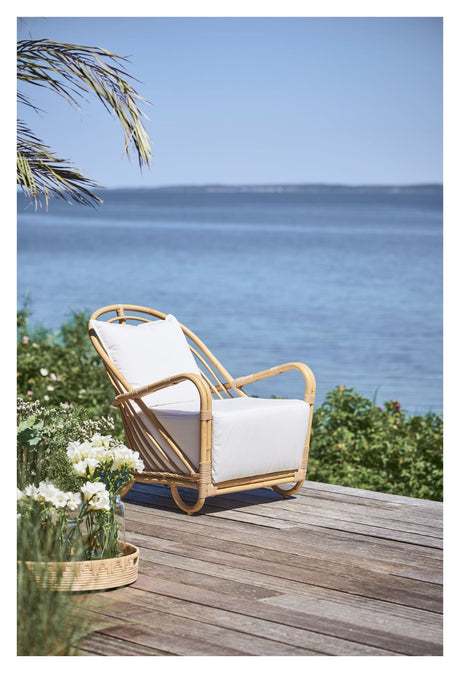 Charlottenborg Exterior Lounge Chair Frame, Alu-Rattan