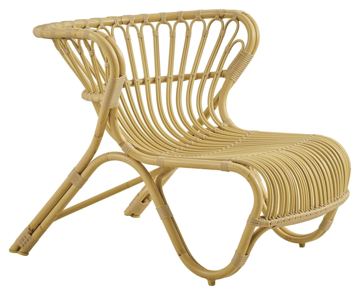 Fox yttre lounge stol, alu-rattan