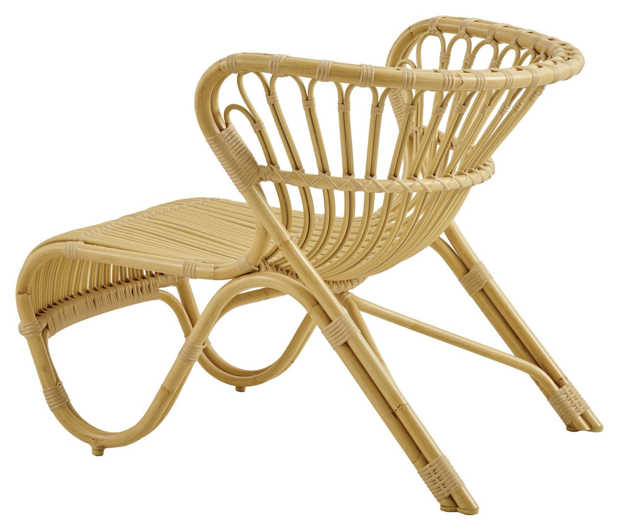 Fox yttre lounge stol, alu-rattan