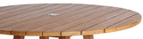 George Exterior Garden Table, Ø120, Teak