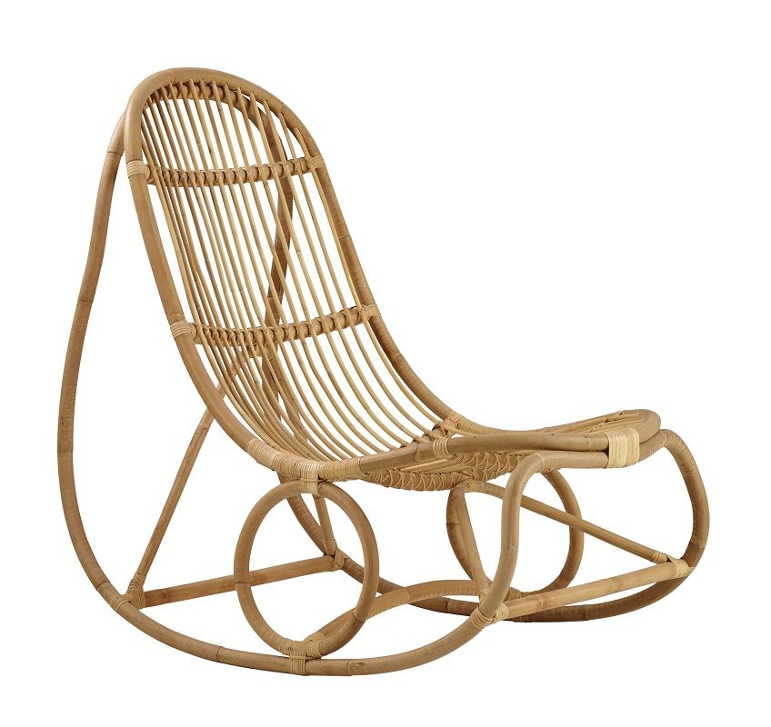 Nanny Swing Chair, Skin-On Natural