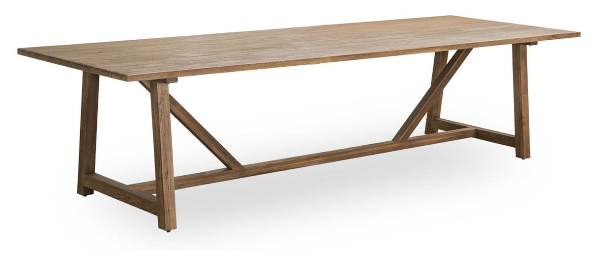 Lucas matbord, 300x100, gammal teak