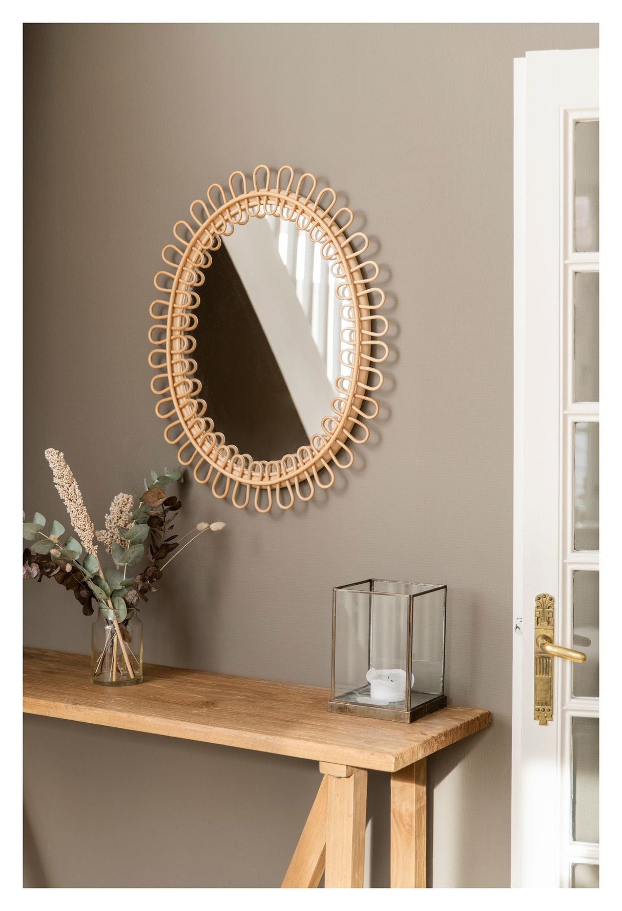 Luella Mirror, polerad naturlig