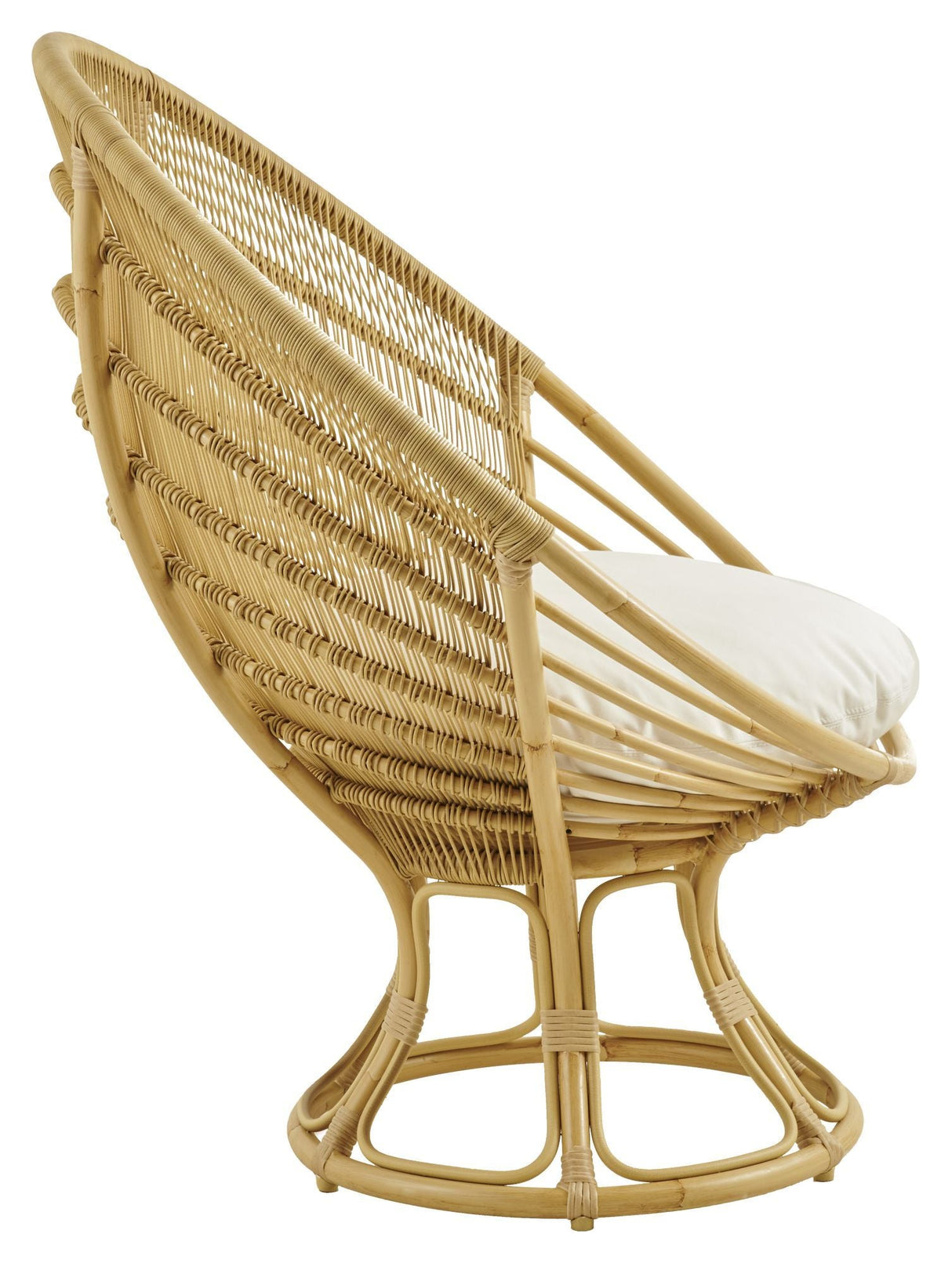 Luna yttre lounge stol, alu-rattan