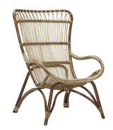 Monet Wicker Chair, Antique