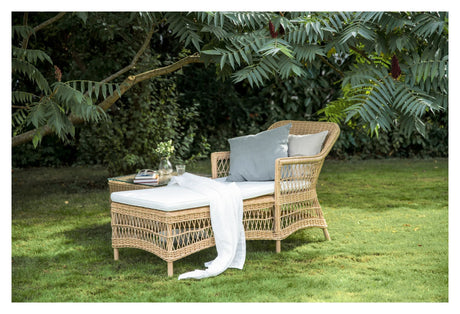 Olivia Exterior Chaise Lounge, Alu/Nature