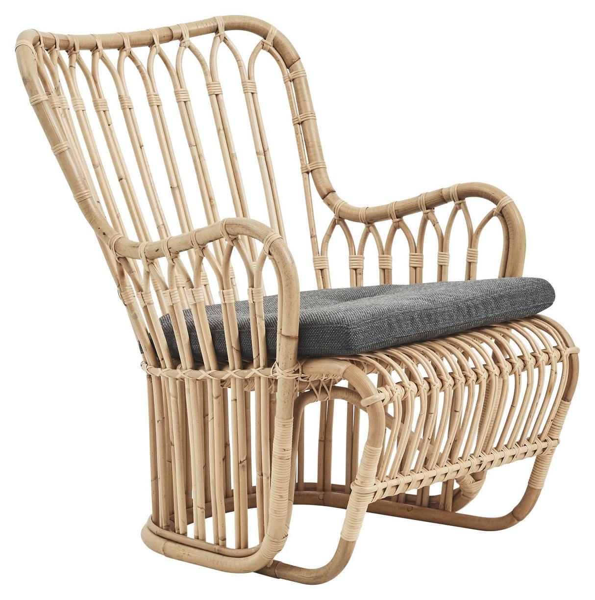 Tulip Lounge Chair, Skin-On Natural