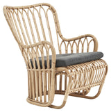 Tulip Lounge Chair, Skin-On Natural