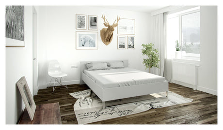 Style Bed Frame - White 160x200