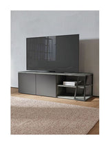 Albi TV Tabell 145, Betong/black metal, 145x45x45