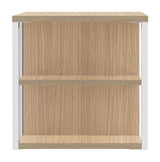 Albi TV Tabell 190, Light Oak/White Metal, 190x45x45