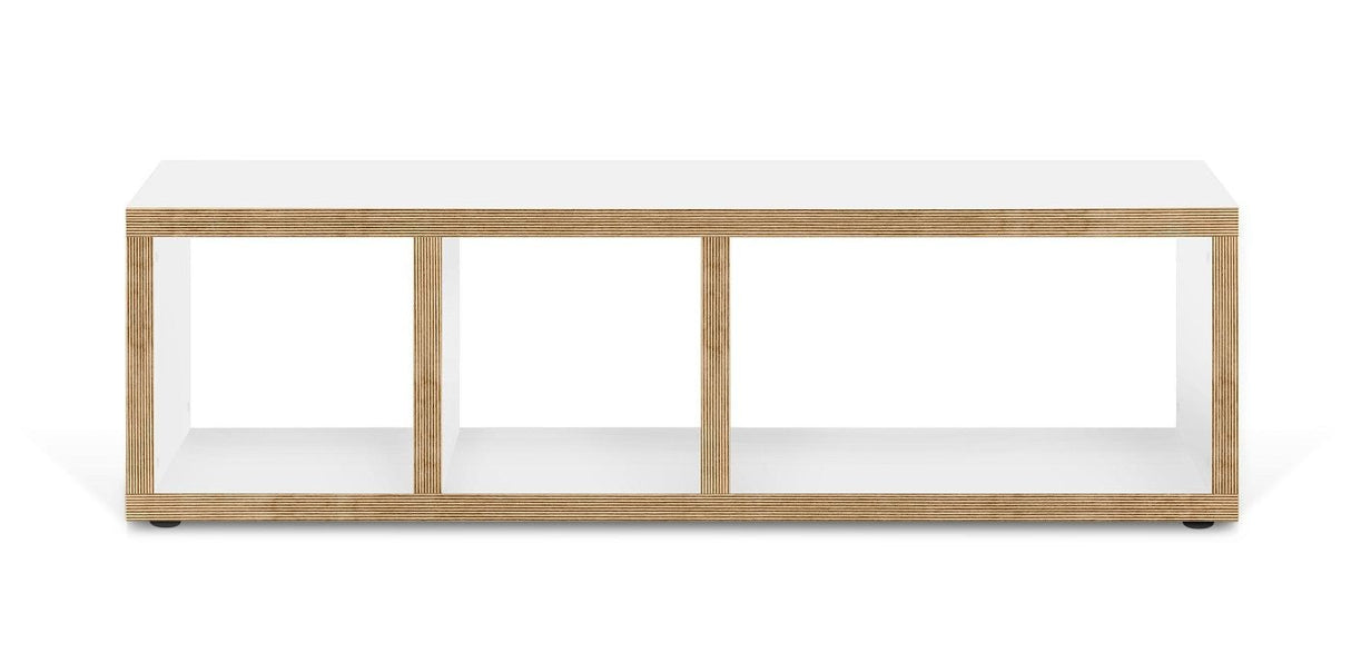 Temahome Berlin TVBord - Mat White/Nature