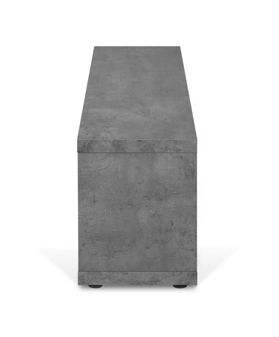 Temahome Berlin TVBord - Dark Concrete Grey Melamine