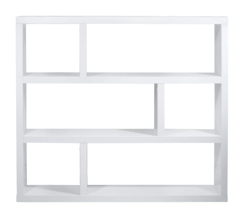 Dublin Bookhelf, White, 120x29x105