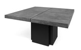 Temahome Dusk Dining Table - Grey 130x130