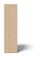 Ella Rack 40 Low, Light Oak Melamine/White, 40x34x114