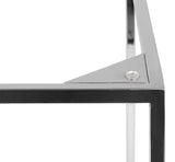 Temahome Gleam Side Table - vit marmor, kromram