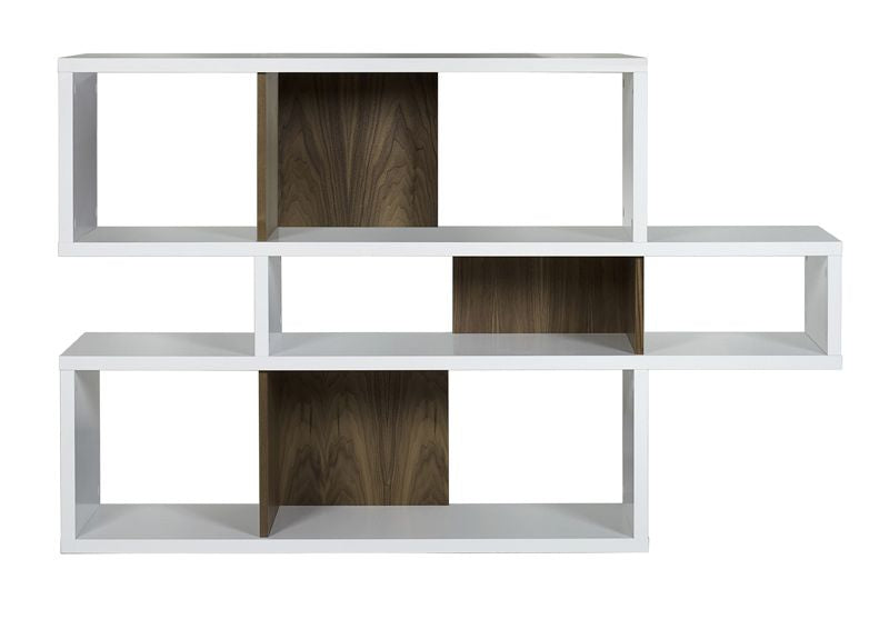 Temahome London hyllan - White/Walnut H: 100