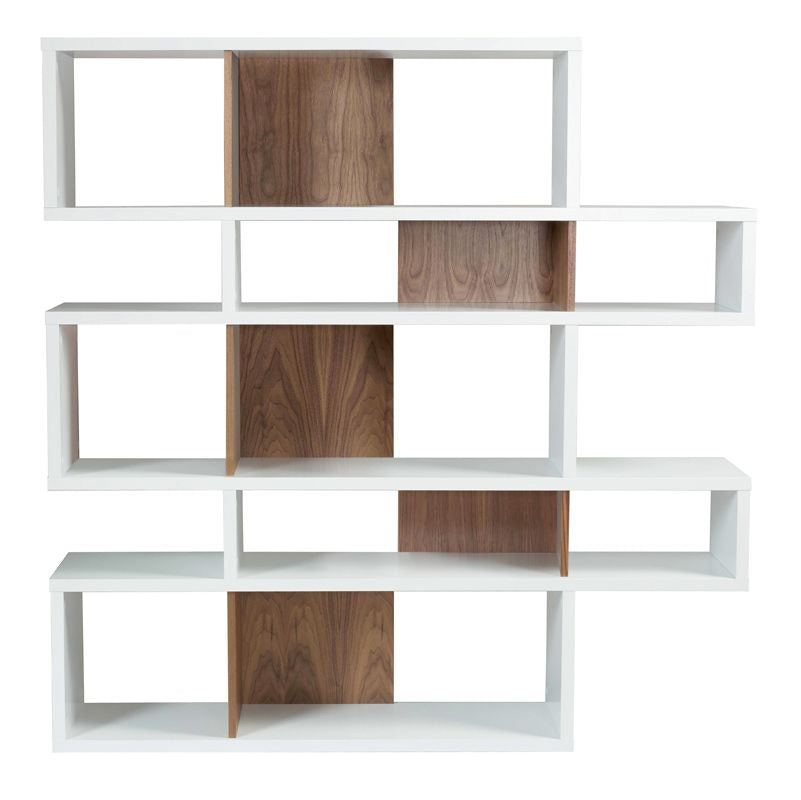 Temahome London hyllan - White/Walnut H: 160