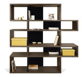 Temahome London hylla - Walnut/Black H: 160