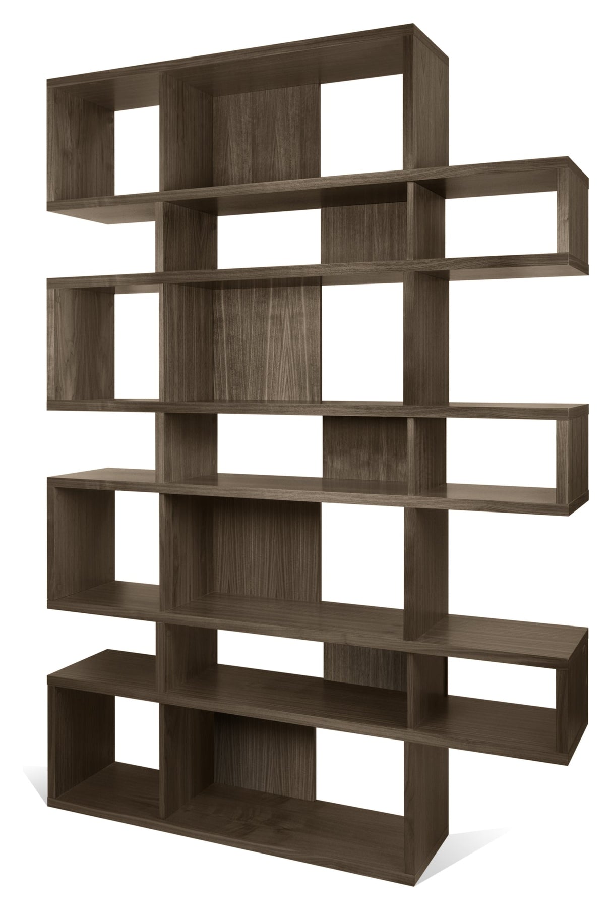 London Triple Bookhelf, Walnut Definiera