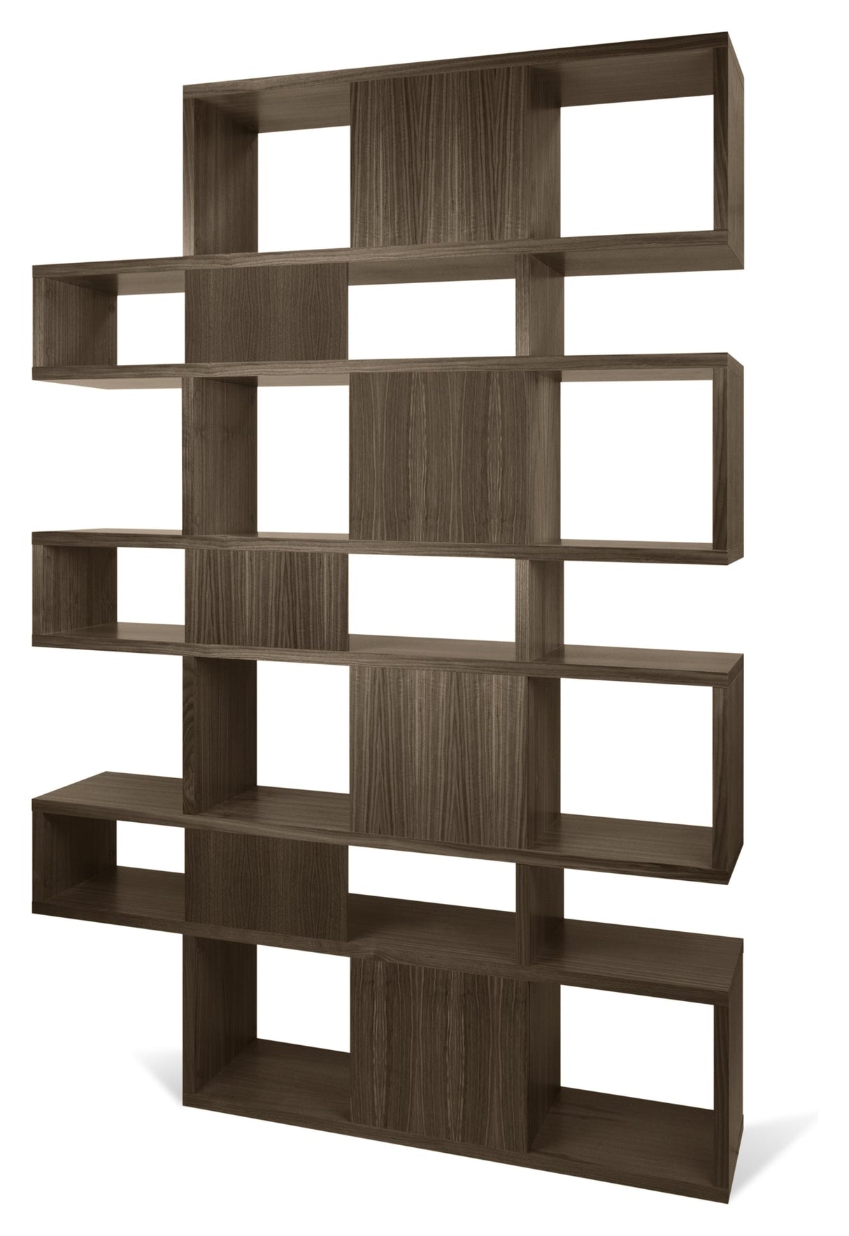 London Triple Bookhelf, Walnut Definiera