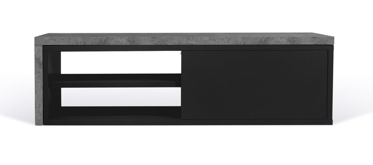 Temahome Move TV -bord - Dark Concrete Grey/Black