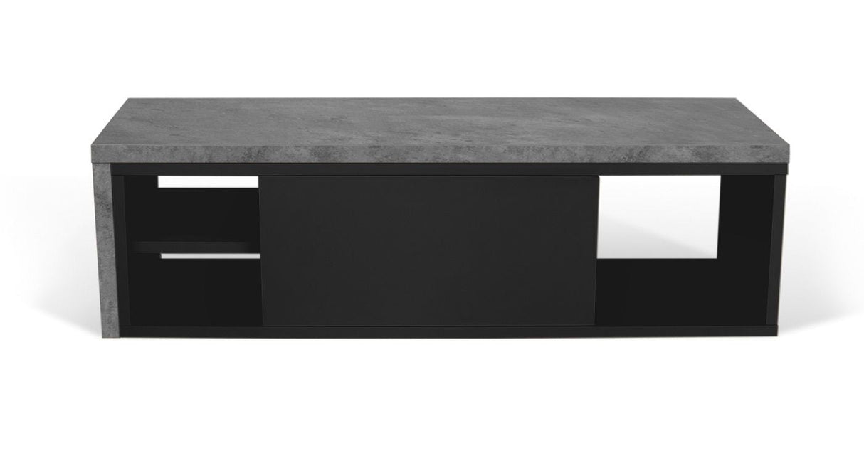 Temahome Move TV -bord - Dark Concrete Grey/Black