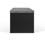 Temahome Move TV -bord - Dark Concrete Grey/Black