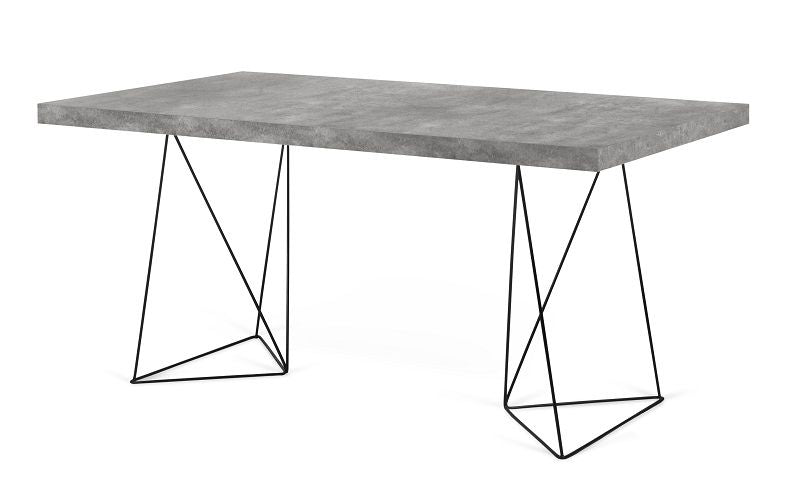 Temahome Multi Desk w/Bends - Svart