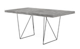 Temahome Multi Desk w/Bends - Svart