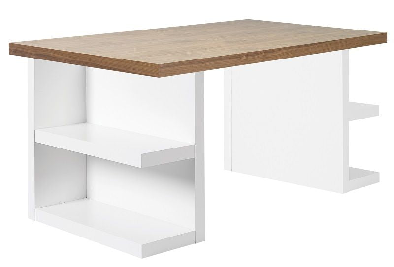 Temahome Multi Desk - Lådben Walnut 160 cm