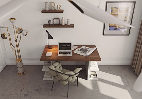 Temahome Multi Desk - Lådben Walnut 180 cm