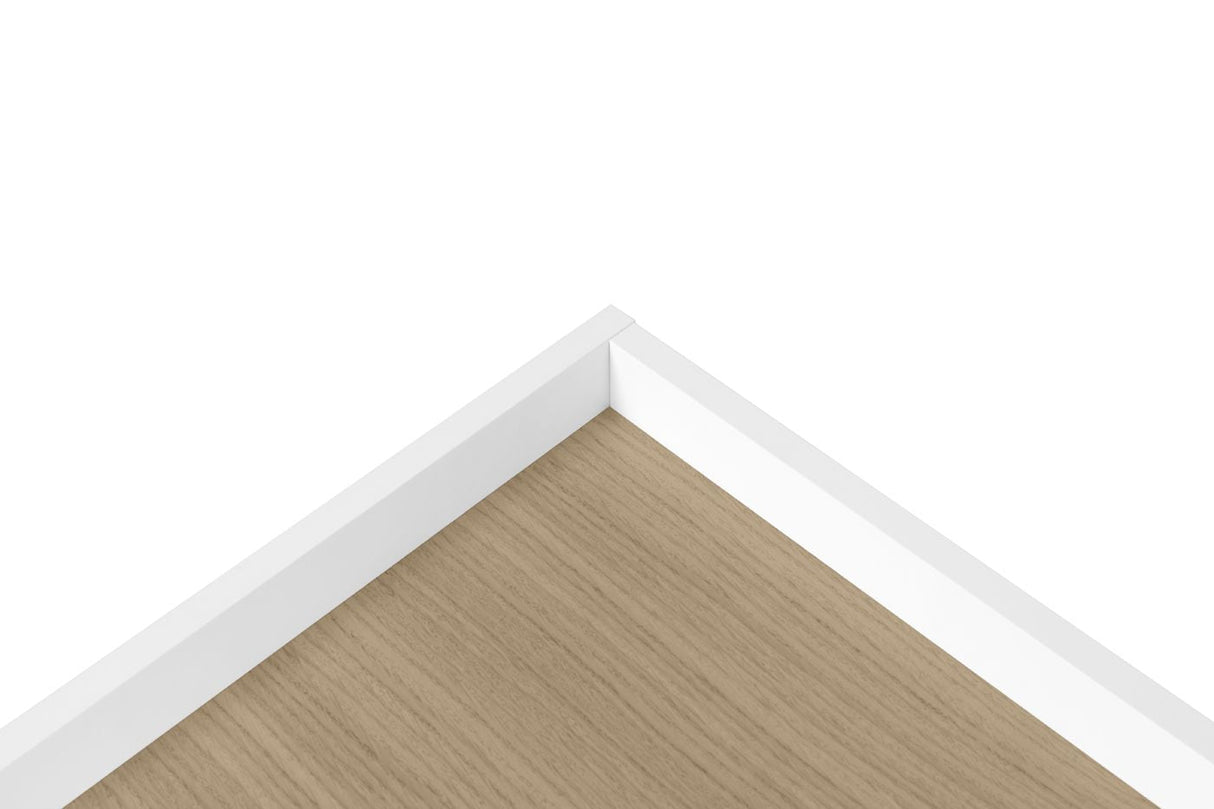 Temahome Nina skänk - Light Oak Veneer/Matte White