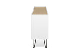 Temahome Nina skänk - Light Oak Veneer/Matte White