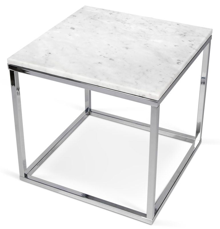 Temahome Prairie Sideboard - Carrara Marble, Chrome