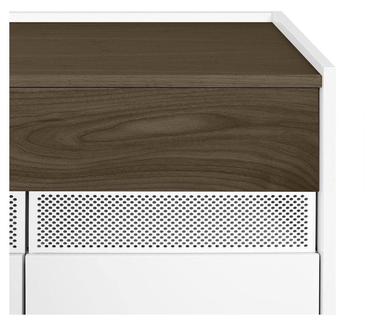 Temahome Radio Sideboard - Walnut Definiera/vitt