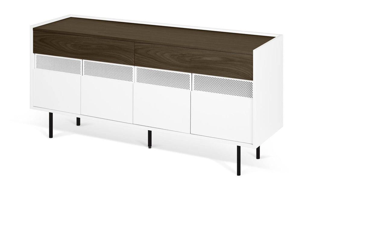 Temahome Radio Sideboard - Walnut Definiera/vitt