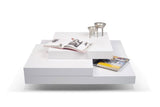 Temahome Slate Lounge Table, Mat White