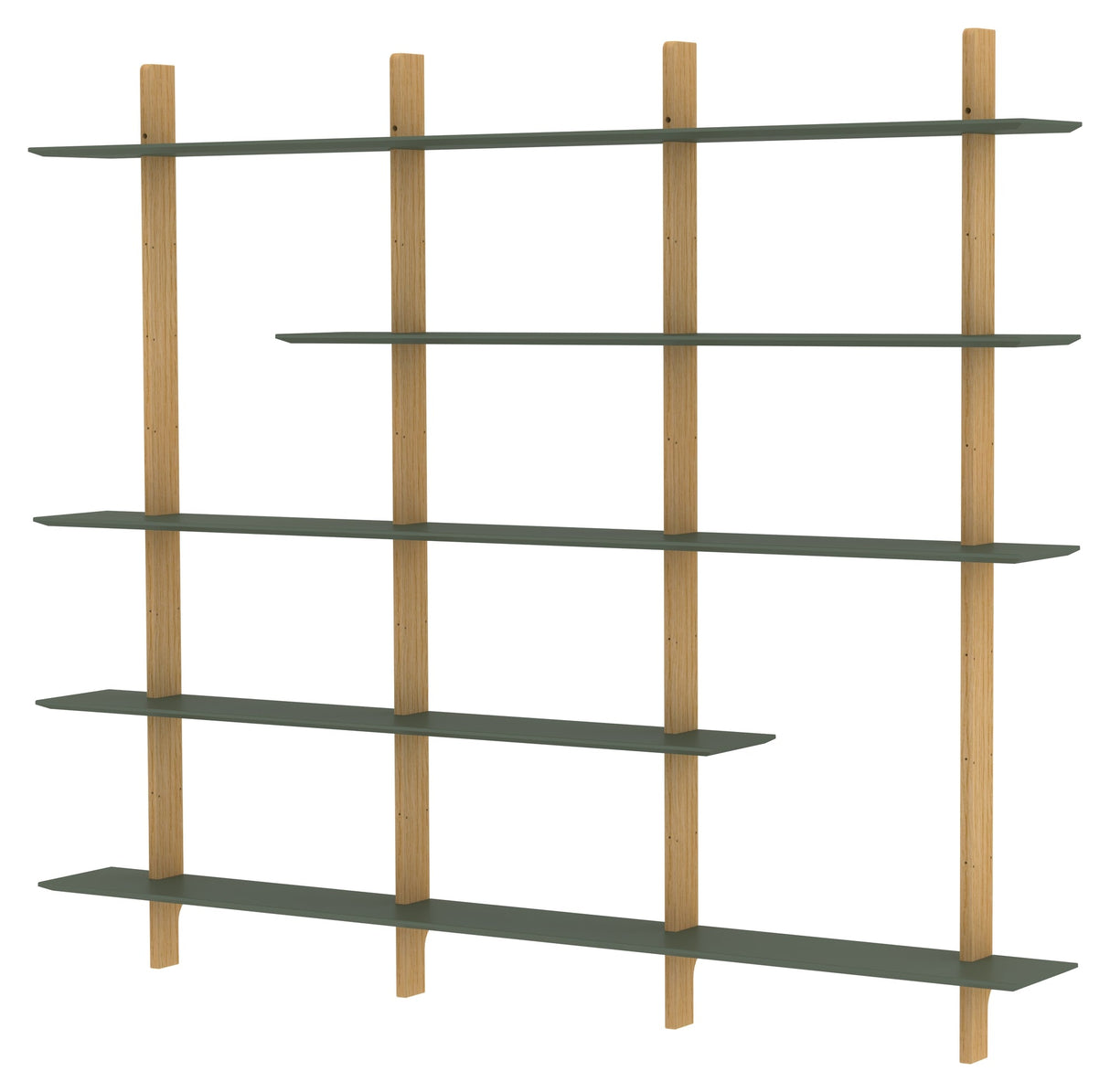 Tenzo - Bridge Rack System 190x224, Green/Oak