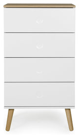 Dot Chest 55x43 - White/Oak