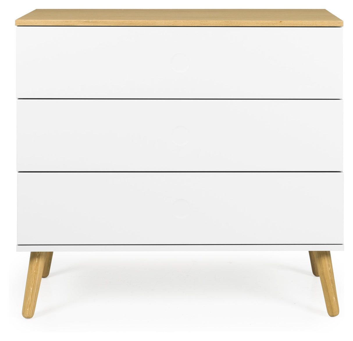 Dot Chest 90x43 - White/Oak