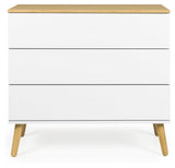 Dot Chest 90x43 - White/Oak