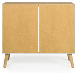 Dot Chest 90x43 - White/Oak