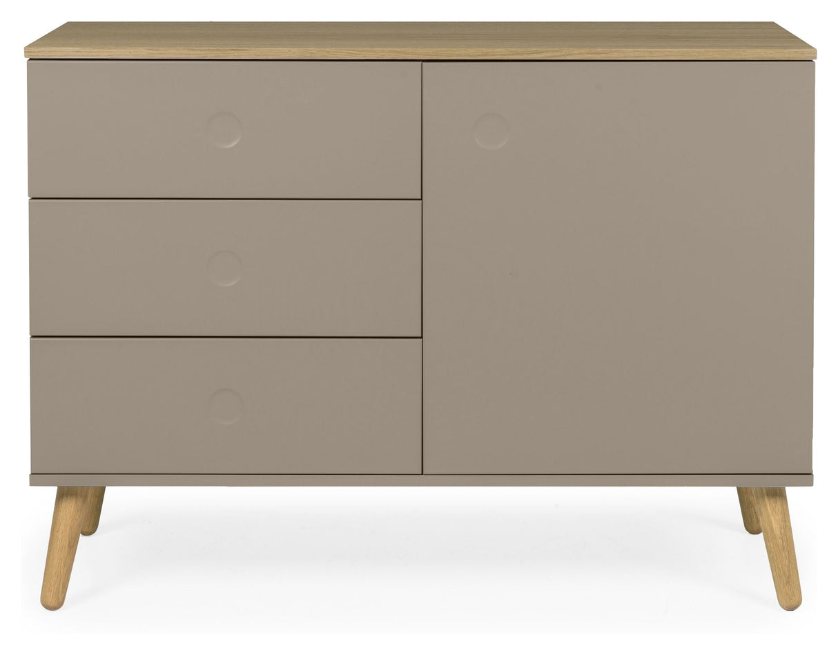 Dot Sideboard 79x109x43 - Taupe/Oak