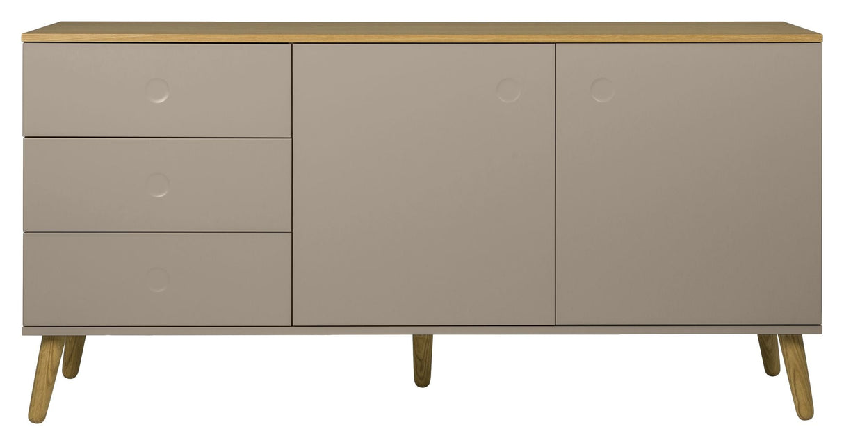 Dot Sideboard 79x162x43 - Taupe/Oak