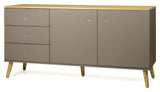 Dot Sideboard 79x162x43 - Taupe/Oak