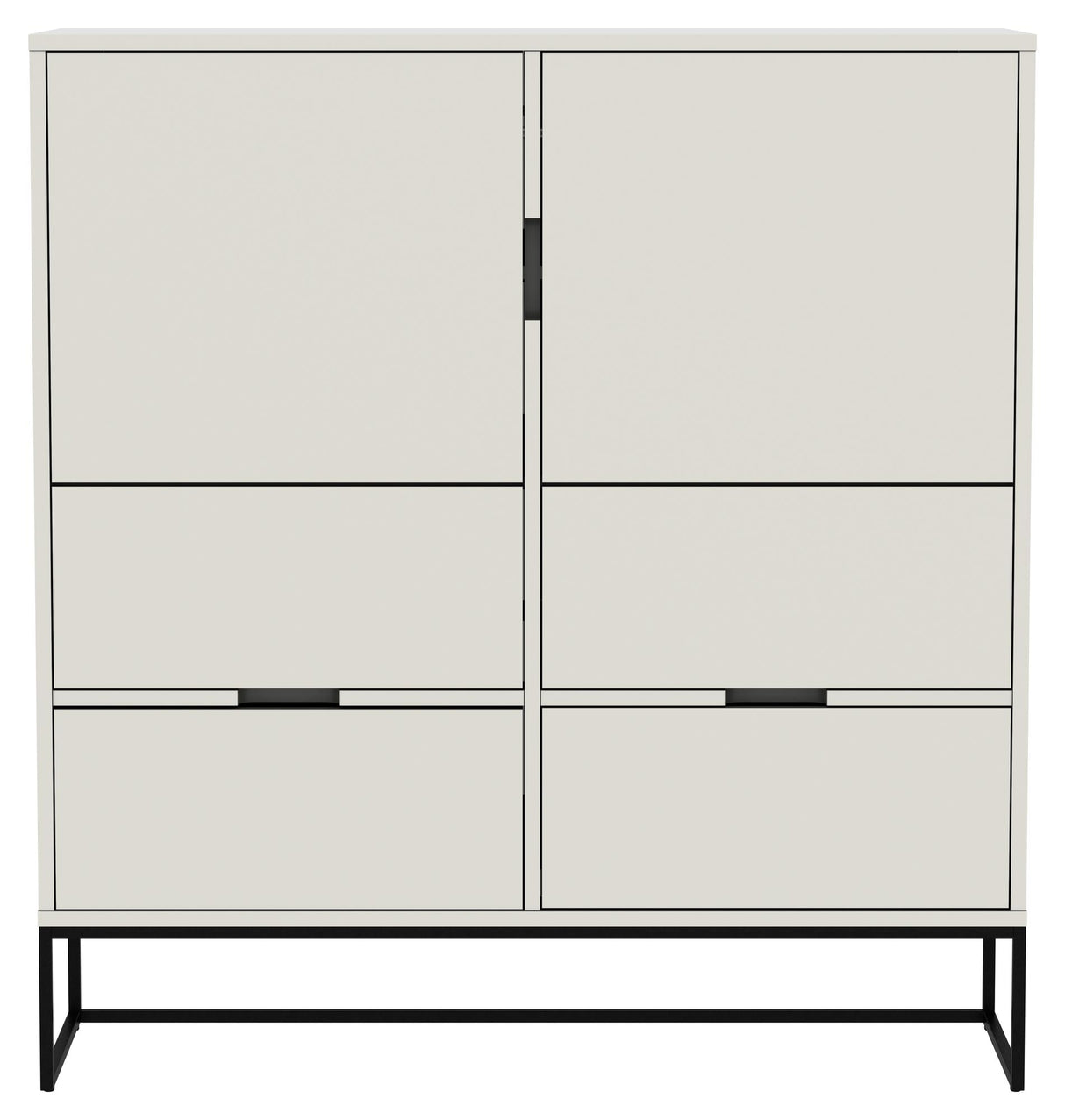 Tenzo - Lipp High Sideboard, White