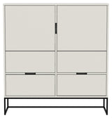 Tenzo - Lipp High Sideboard, White