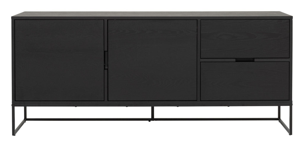 LIPP sideboard 176x40 - aska/svart